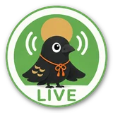 カタカナ翻訳(自動)の話すボタン(LIVE のカラス)